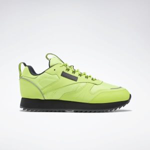 Reebok Classic Leather Ripple Trail Turnschuhe Damen - HellGrün/Grau - DE 130-YQB